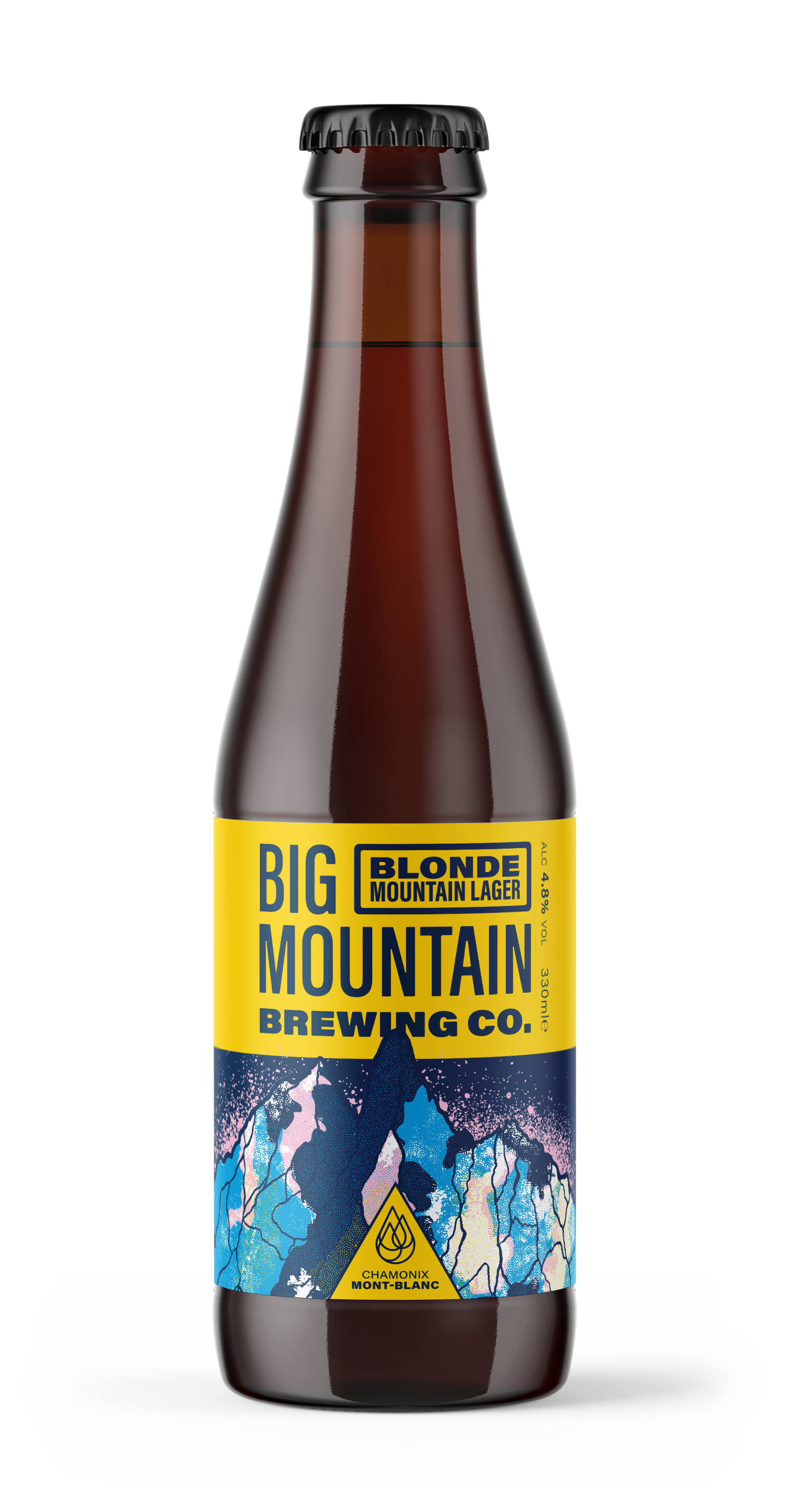 Blonde Mountain Lager  Big Mountain Brewing Co.