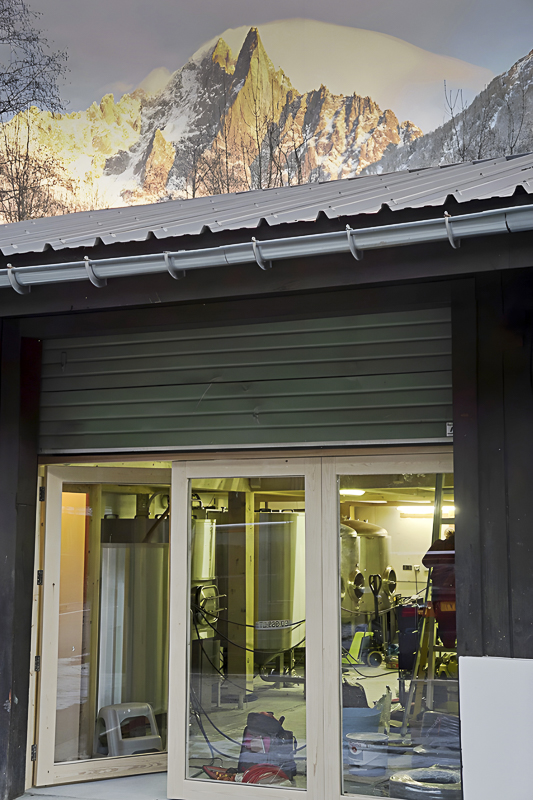 The first Big Mountain Brewery in Les Praz